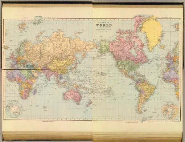 Composite: World on Mercator's projection.
