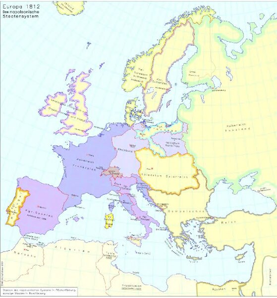 Europa 1812 - Das napoleonische Staatensystem