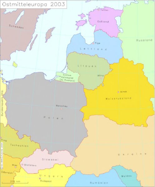 Ostmitteleuropa 2003
