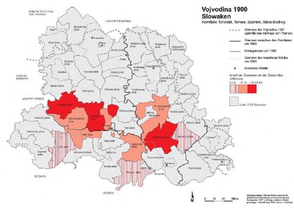 Vojvodina 1900. Slowaken