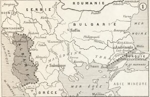 Modifications territoriales dans le Balkans: Conférence de Londres ; Traité de Bukarest