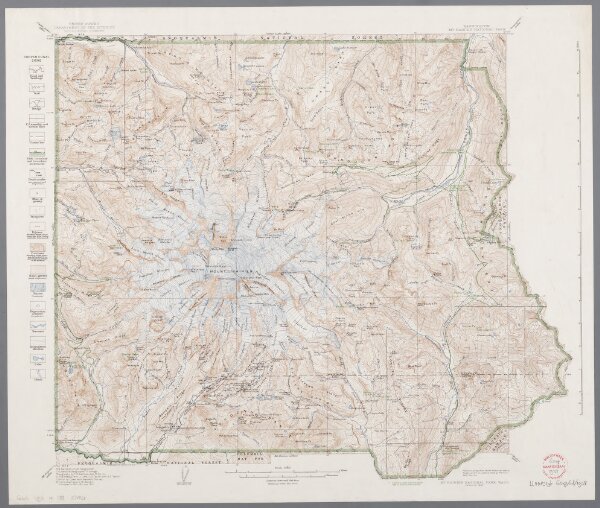 [Recto], uit: Washington, Mt. Rainier National Park / engraved by U.S.G.S.
