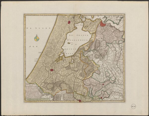 Nieuwe kaart van het Hoogheemraadschap van Rynland, als mede van Amstelland en het Waterschap van Woerden met alle de uitgeveende plassen droogmakeryen enz. tot opheldering van den Tegenwoordigen staat der Vereenigde Nederlanden