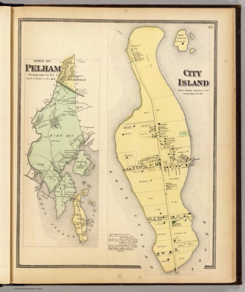 City I., Pelham, Town.
