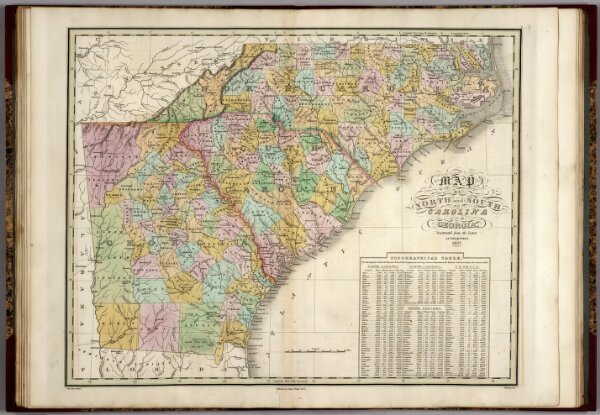 North Carolina, South Carolina and Georgia