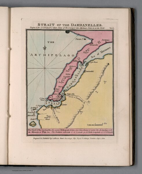 Plate 49 from Vol. 1: Strait of the Dardanelles