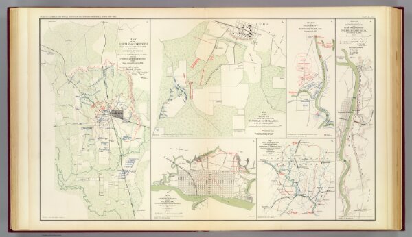 Battle of Corinth; Iuka; Bayou Fourche; Fredericksburg; Wilmington.