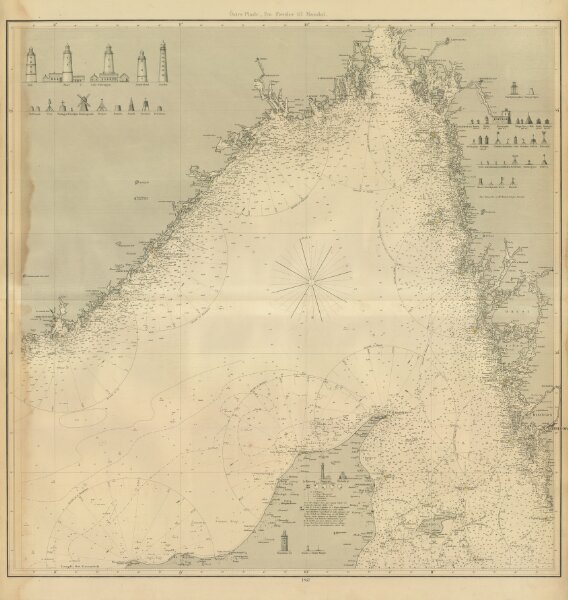 Museumskart 217-4: Den Norske Kyst fra Færder til Udsire
