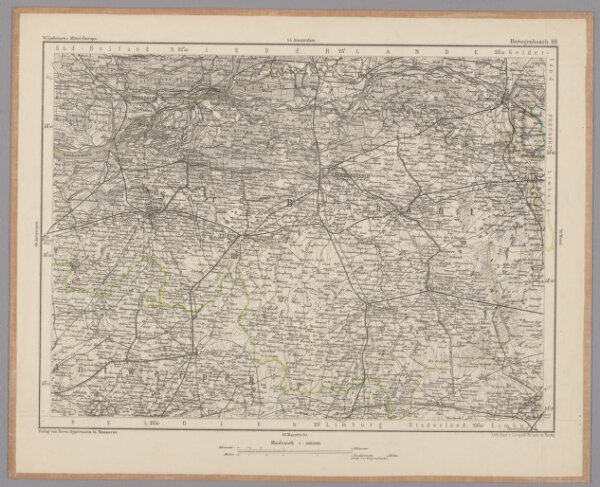 Hertogenbosch 69, uit: [W. Liebenow's Special-Karte von Mittel-Europa]