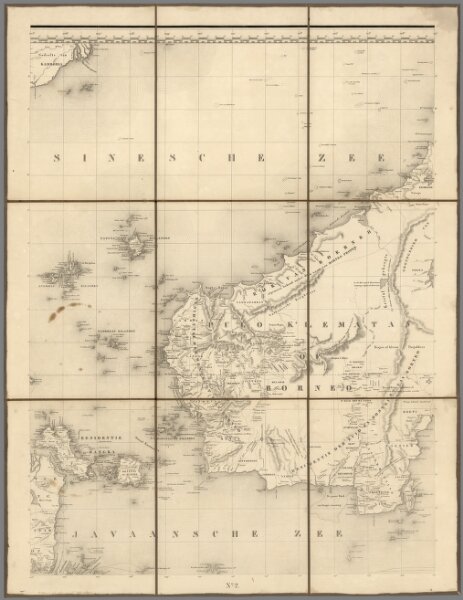 Sheet No. 2. (of) Ugemeene Kaart van Nederlandsch Oostindie  (East Indies).
