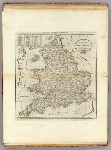 Map Of England and Wales.