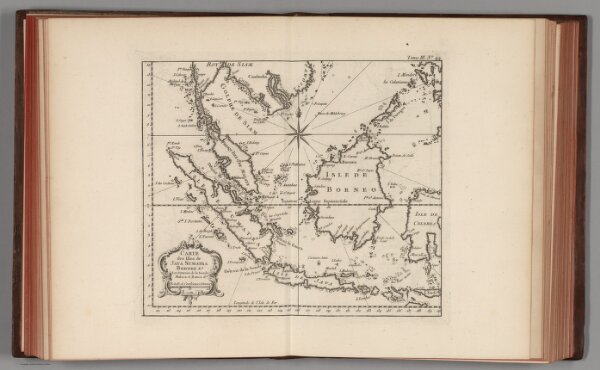 Carte des isles de Java, Sumatra, Borneo & a : les détroits de la Sonde, Malaca et Banca & a.