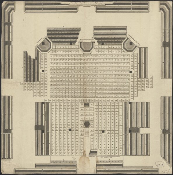 [Plan of the Amstel church in Amsterdam]