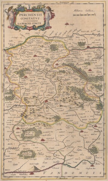 Perchensis Comitatus La Perche Comte [Karte], in: Novus atlas absolutissimus, Bd. 4, S. 118.