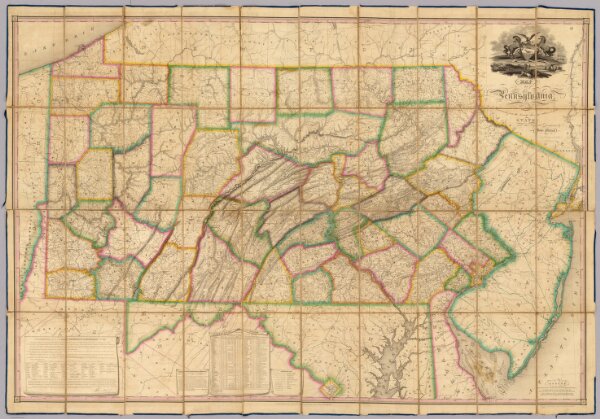 Map of Pennsylvania.