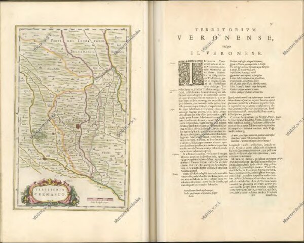 mapa z atlasu "Theatrvm orbis terrarvm, Sive Atlas novvs. Pars Tertia."