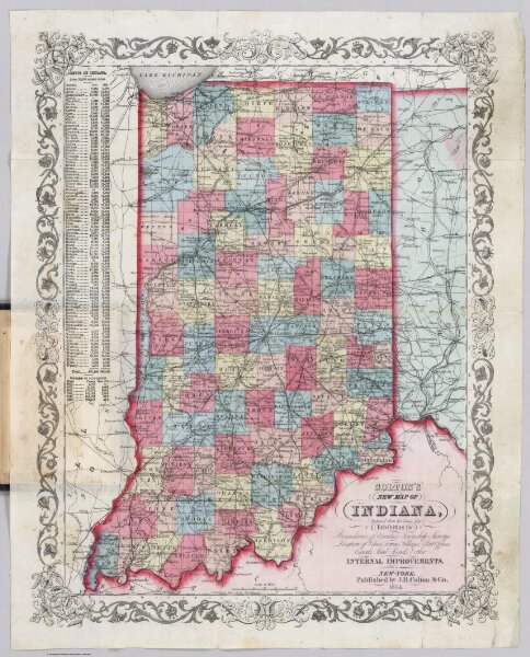New Map Of Indiana