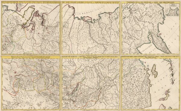 Composite: Sheets 14-19 (Atlas Russcicus) Russischer Atlas