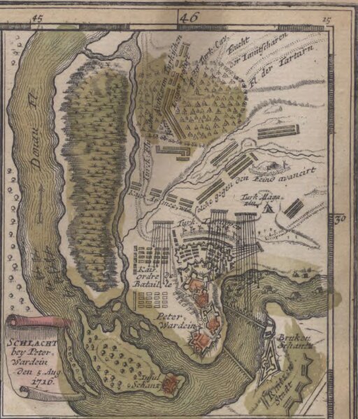 Schlacht von Peterwardein den 5. Aug. 1716