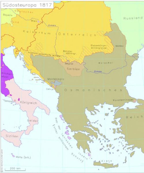 Südosteuropa 1817
