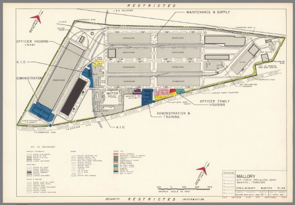 Mallory Specialized Air Force Depot : Memphis, Tennessee : Preliminary master plan