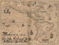 America [Karte], in: Gerardi Mercatoris Atlas, sive, Cosmographicae meditationes de fabrica mundi et fabricati figura, S. 547.