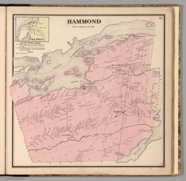 Hammond.  Oak Point, Saint Lawrence County, New York.