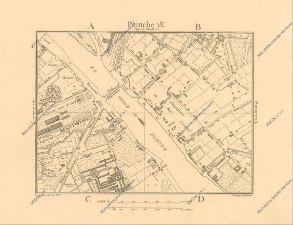 La Topographie de Paris ou Plan détaillé de la Ville de Paris 18