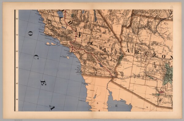 (Map 14 - California, Arizona, Nevada).