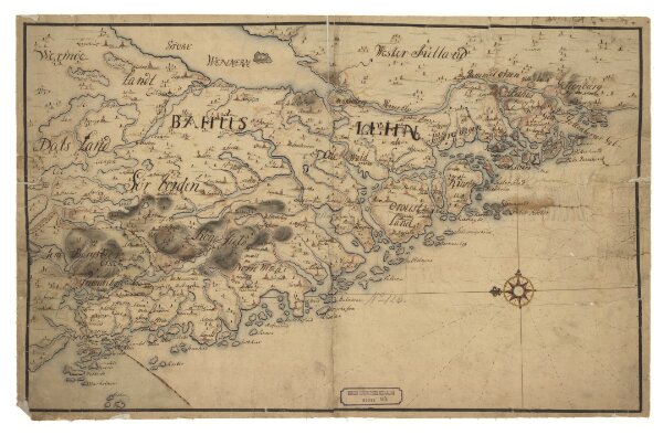 Norge 83: Kart over Bahus Lehn og Dele af Dalsland