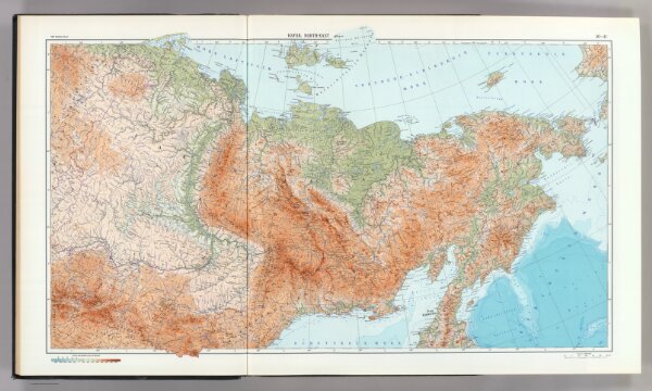 40-41.  RSFSR, North-East.  The World Atlas.