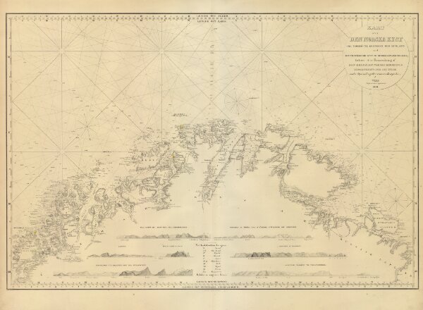 Museumskart 217-2: Kart over Den Norske Kyst fra Tromsø til Grændsen mod Rusland