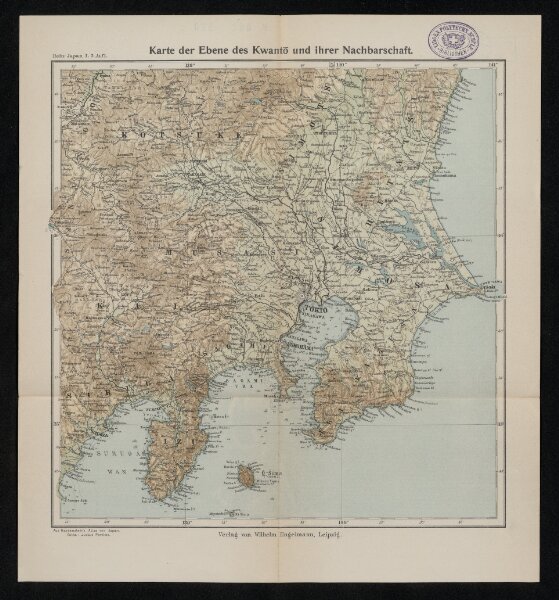 Karten zu Japan  ; Originalkarte der Insel Taiwan (Formosa)