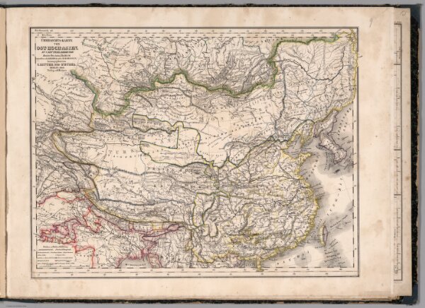 Survey Map of East-High-Asia ... Berlin, 1839.