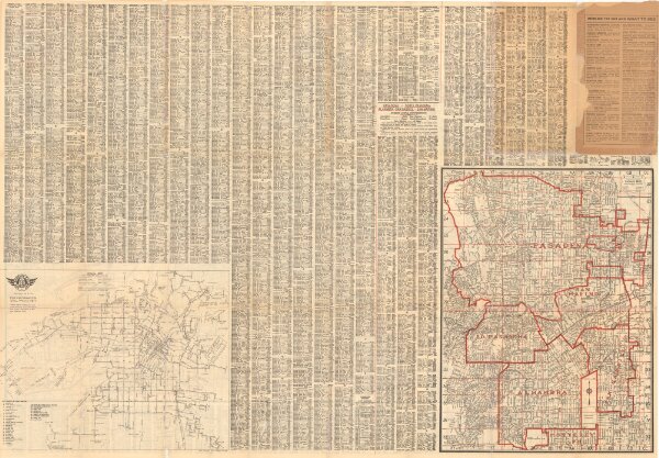 Thomas Bros. map : main portion of Los Angeles and vicinity / compiled and published by Thomas Bros.