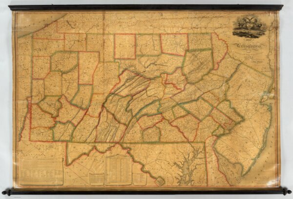 Map of Pennsylvania.