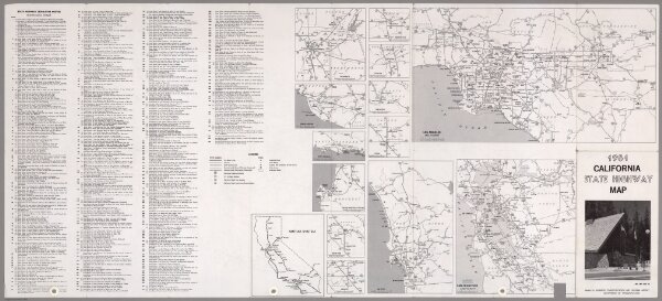 (Verso) State Highway Map, 1981.