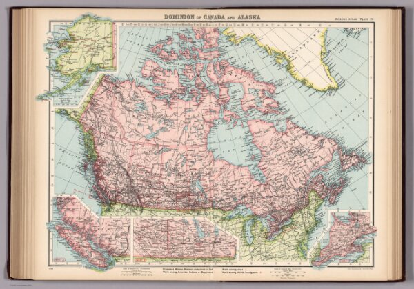 Plate 24.  Dominion of Canada, and Alaska.
