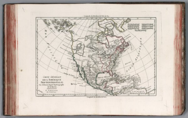 Carte generale de l'Amerique Septentrionale