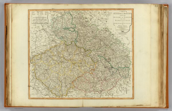 Bohemia, Silesia, Moravia, Lusatia.