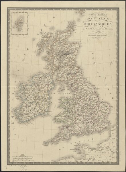Carte générale des Iles Britanniques