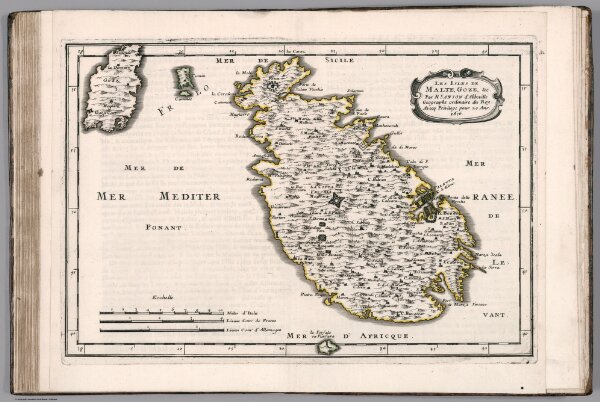 Les Isles de Malte, Goze, &c.
