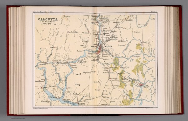 Calcutta and environs. Plate 37