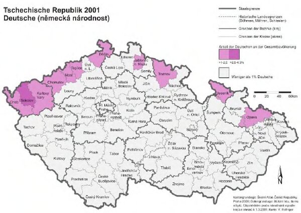 Tschechische Republik 2001. Deutsche (německá národnost)