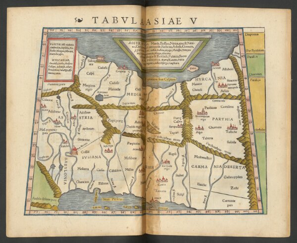 Tabula Asiae V [Karte], in: Geographia universalis vetus et nova complectens Claudii Ptolemaei Alexandrini enarrationis libros VIII, S. 278.