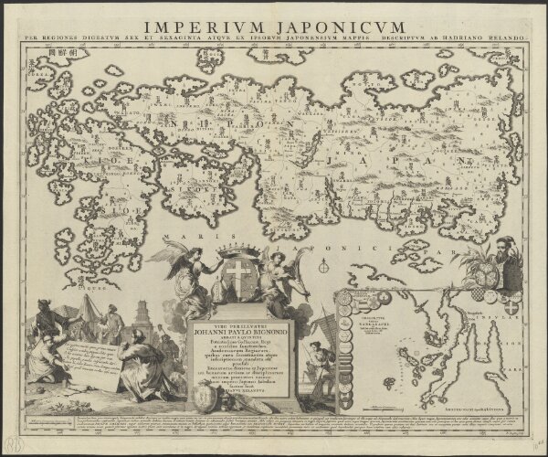 Imperium Japonicum : per regiones digestum sex et sexaginta atque ex ipsorum japonensium mappis