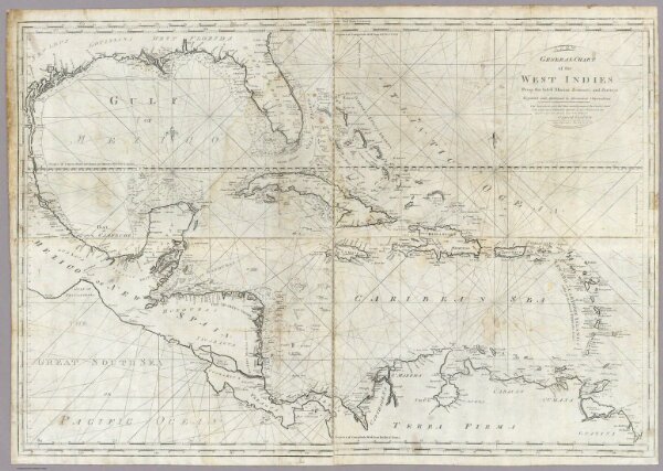 A new general chart of the West Indies.