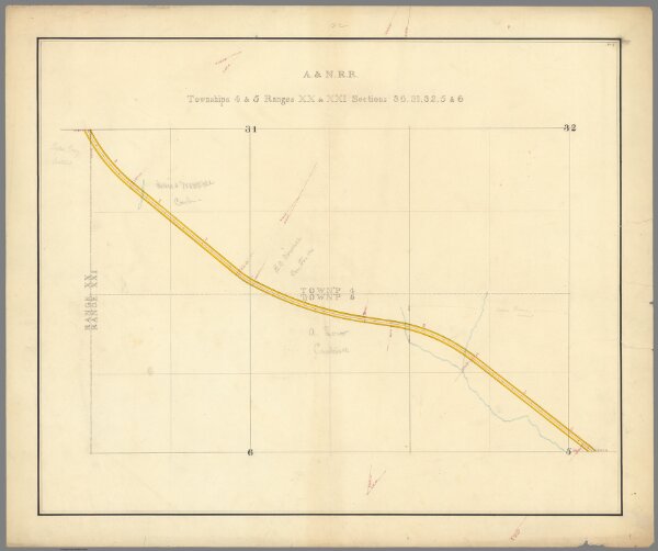 5. A. & N. R.R. (Plans for route of Atchison and Nebraska Railroad)