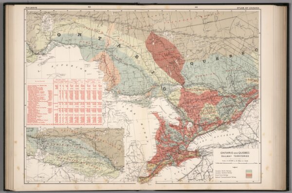 Ontario and Quebec railway territories