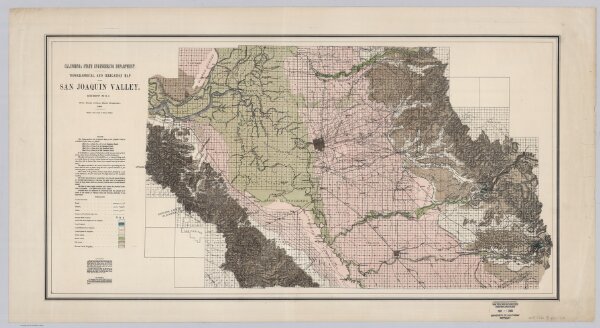 Sheet No. 1, Northern Portion, Irrigation Map of the San Joaquin Valley, California.